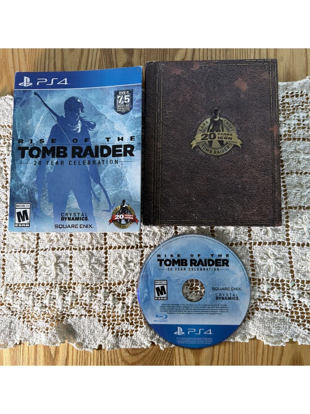 Rise of the Tomb Raider Art Book Edition PS4 CIB W/ Slipcover - PlayStation 4